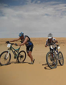 Simpson Desert Bike Challenge on location