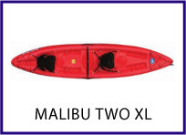 Malibu Two XL sit on top kayak by Ocean Kayak