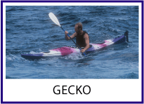 Gecko compact sea kayak by Australis