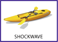 Shockwave sit on top kayak by Finn